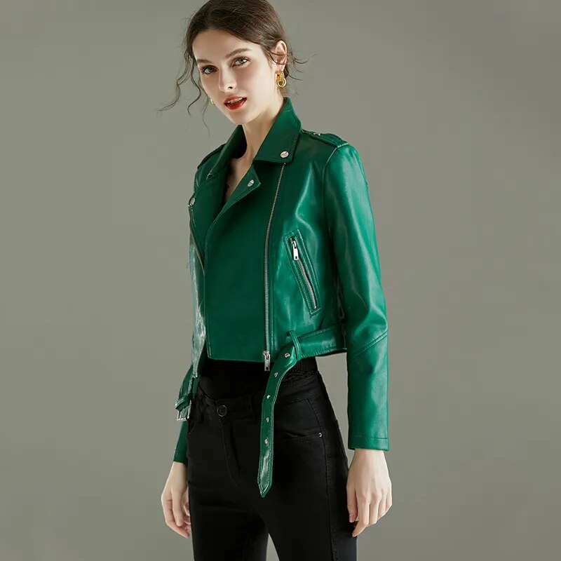 Drune | Leder Damenjacke