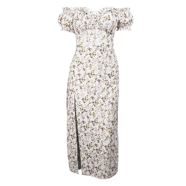 Drune - Maxikleid mit puffärmel