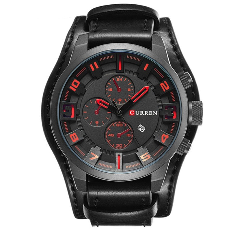 Drune | Luxe Navigator Uhr Lederband