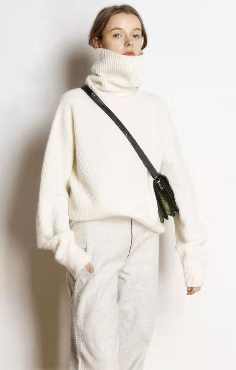 Drune - Lockere Und Lässige Rollkragenpullover
