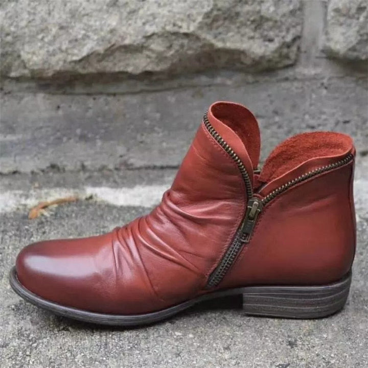 Drune | Damen Reißverschluss-Stiefel