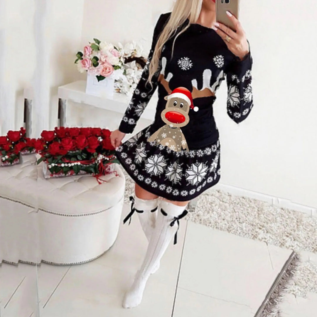 Drune -  Hässlicher Weihnachtspulli - Casual jumper med rensdyrprint