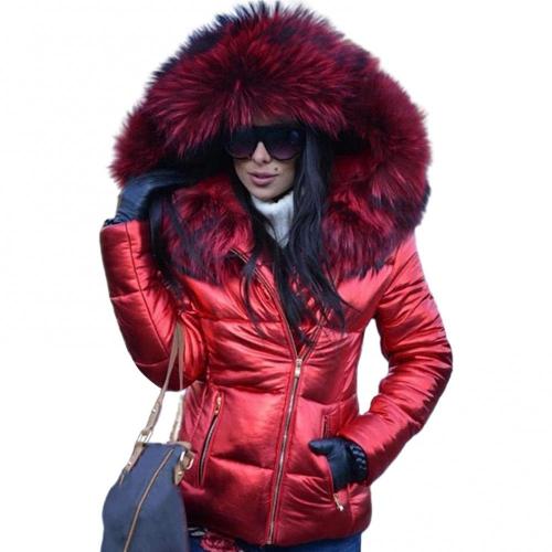 Drune | Winterjacke Daunenjacke mit warmer Kapuze