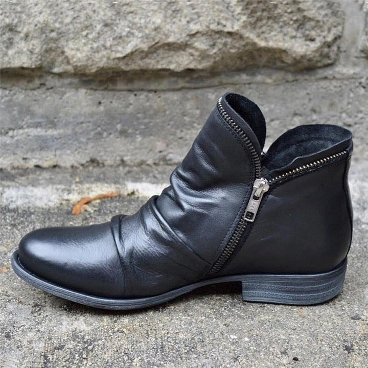 Drune | Damen Reißverschluss-Stiefel