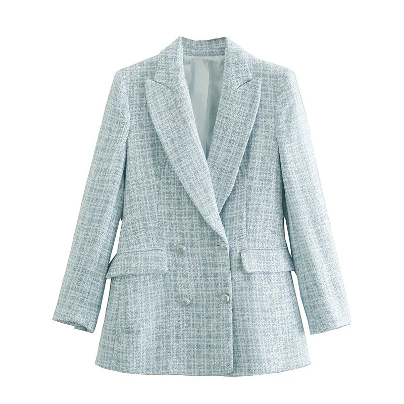 Drune | Blazer Weinlese Doppelreiher Mantel