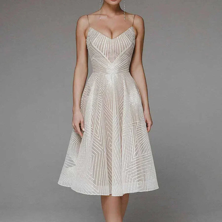 Drune | Elegantes Midi Kleid Für Anlässe Tagsüber Und Abends