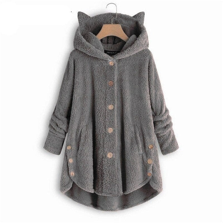 Drune | Plüsch Gefütterte Katzenjacke
