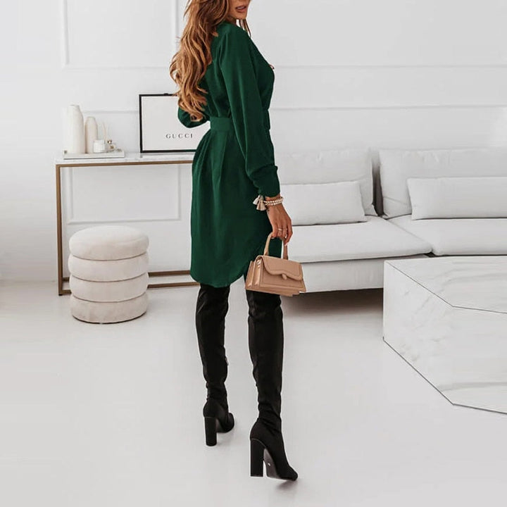 Drune | Hemdblusenkleid mit Gürtel