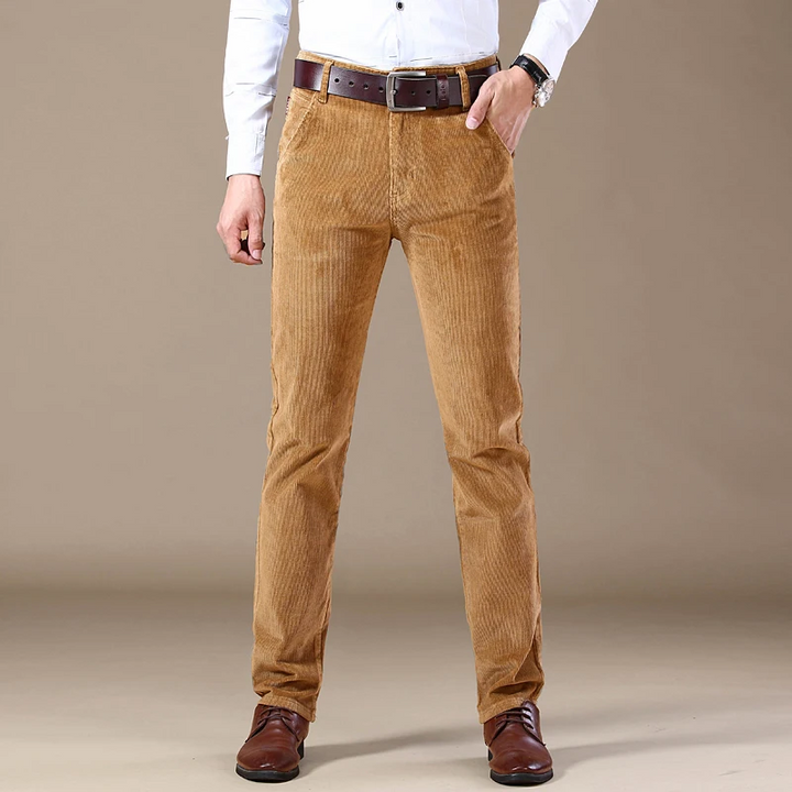 Drune | Kordhose mit geradem Schnitt für Herren