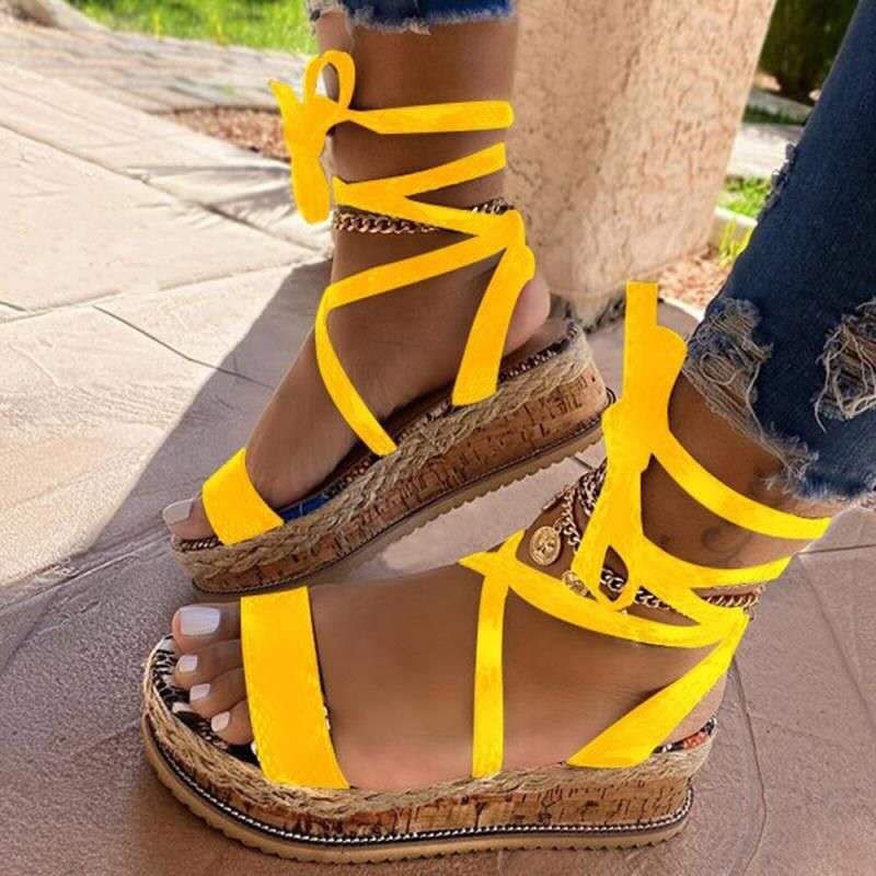 Strap Cross Frauen Sandalen Drune