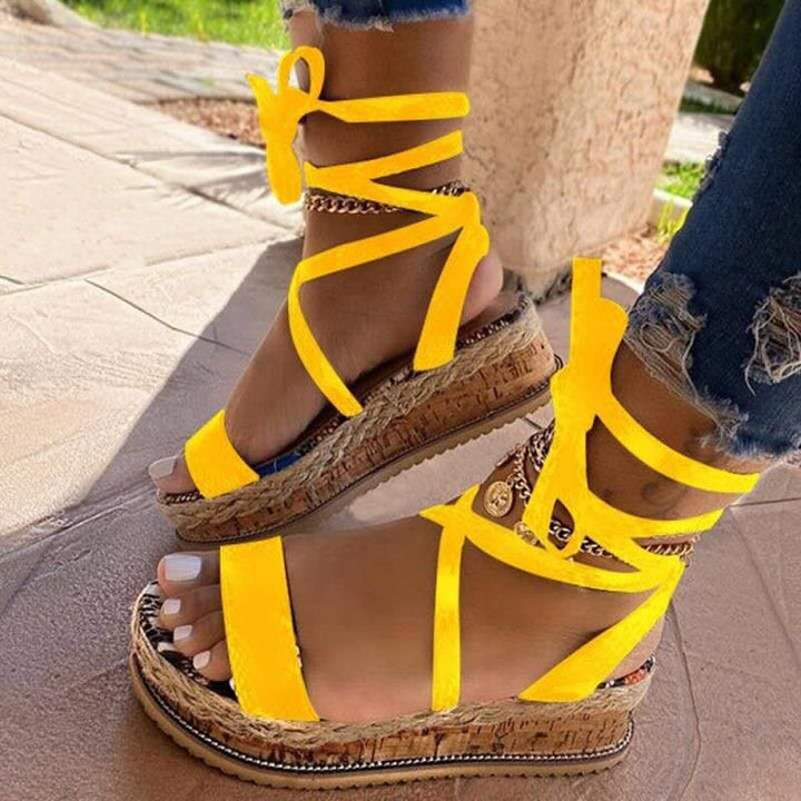 Strap Cross Frauen Sandalen Drune