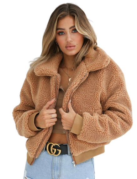 Drune | Fluffy Plüschjacke
