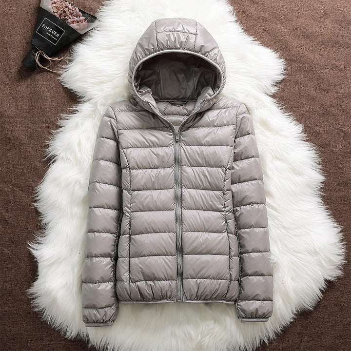 Drune | Gesteppte Damen Übergangsjacke mit Kapuze