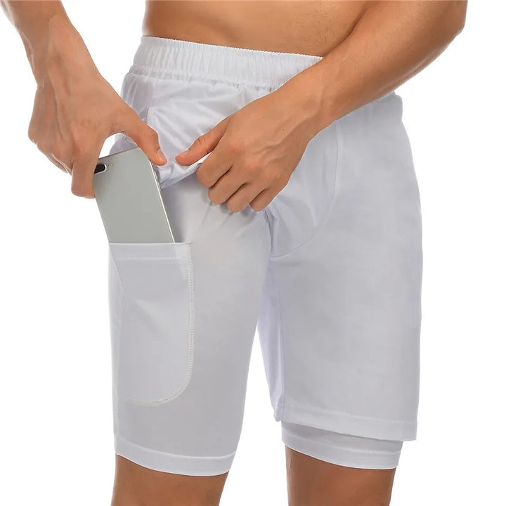 Drune | 2 in 1 Laufshorts Mit Sicherer Tasche Leicht & Atmungsaktiv