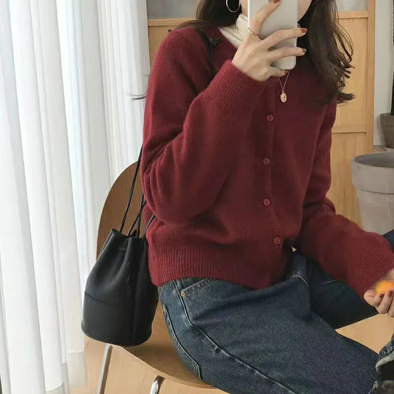Drune | Gemütliche Strickjacke mit Öffnung Vorne