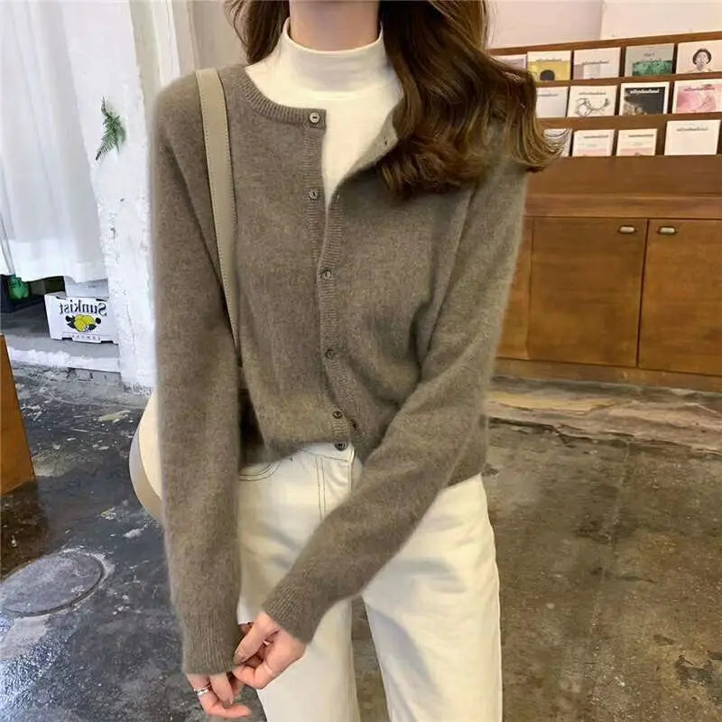 Drune | Gemütliche Strickjacke mit Öffnung Vorne