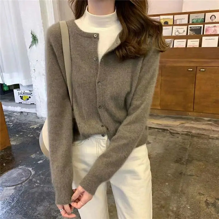 Drune | Gemütliche Strickjacke mit Öffnung Vorne