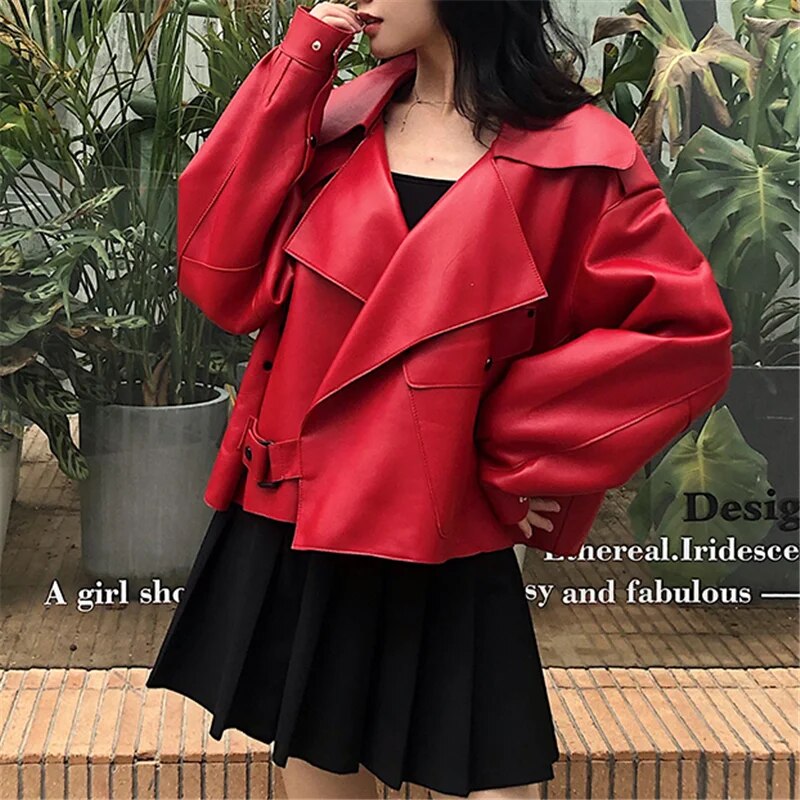 Drune | Retro Stilvolle Lederjacke