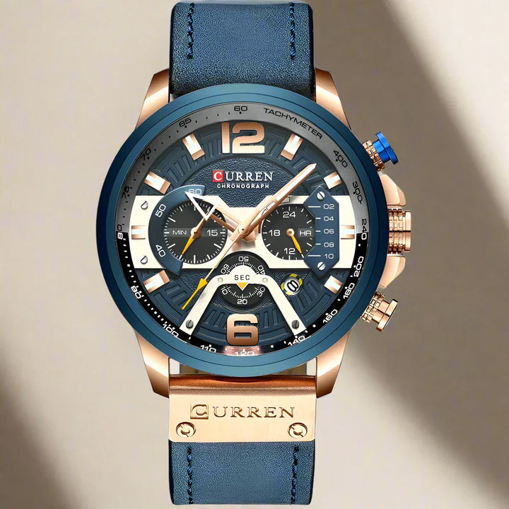 Drune | Luxus Militär Leder Uhr Für Herren