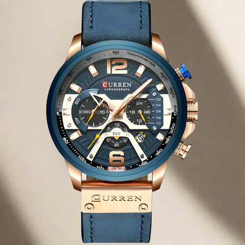 Drune | Luxus Militär Leder Uhr Für Herren