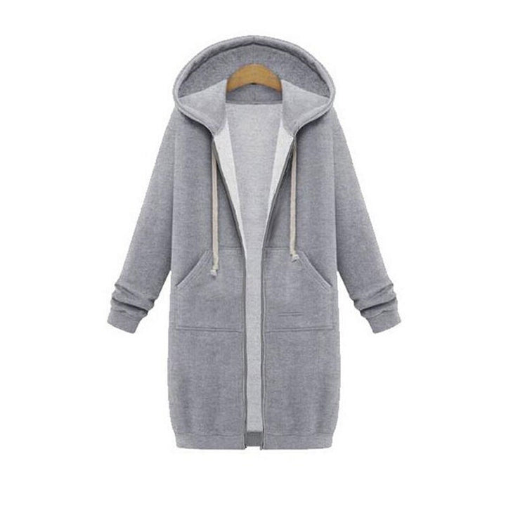 Drune | Chic lange Sweatshirtjacke
