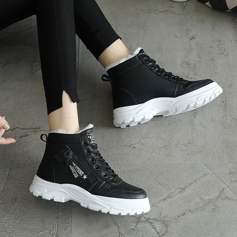 Drune-Mode - Mit Fleece-Wolle gefütterte Evolution-Schuhe