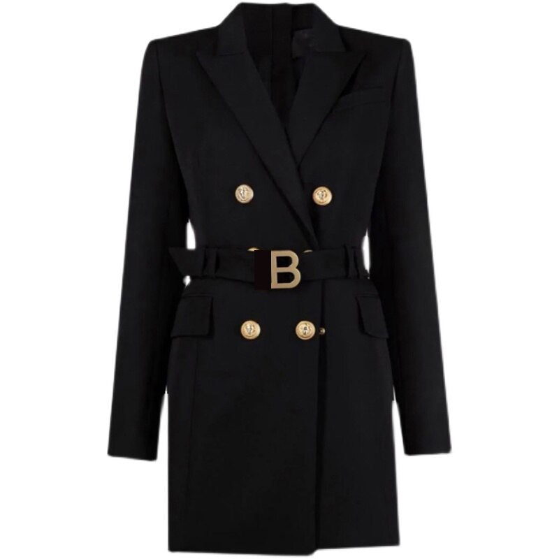 Drune | Lange Jacke Frauen - Zeitlose Eleganz & Schmeichelhafte Passform