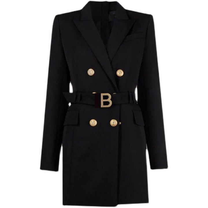 Drune | Lange Jacke Frauen - Zeitlose Eleganz & Schmeichelhafte Passform