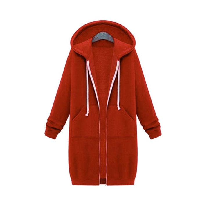 Drune | Chic lange Sweatshirtjacke