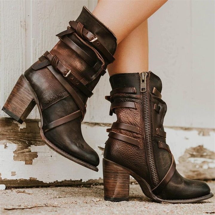 Drune | Lederstiefel Damen vintage