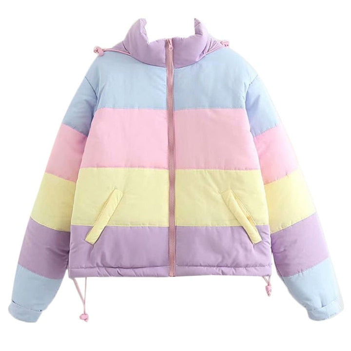 Drune | Damen Winterjacke in Pastelltönen