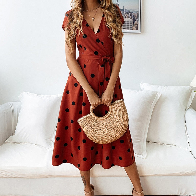 Drune | Juna Kleid mit Punkten