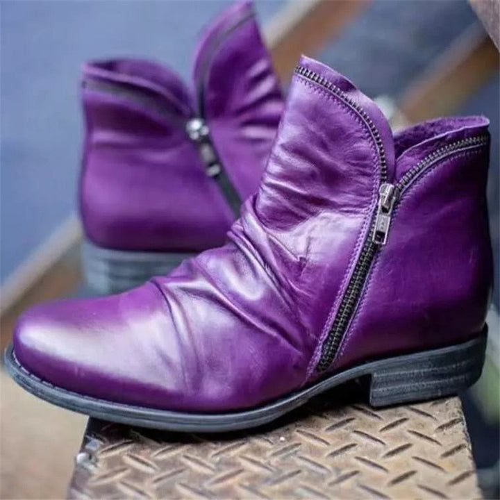 Drune | Damen Reißverschluss-Stiefel