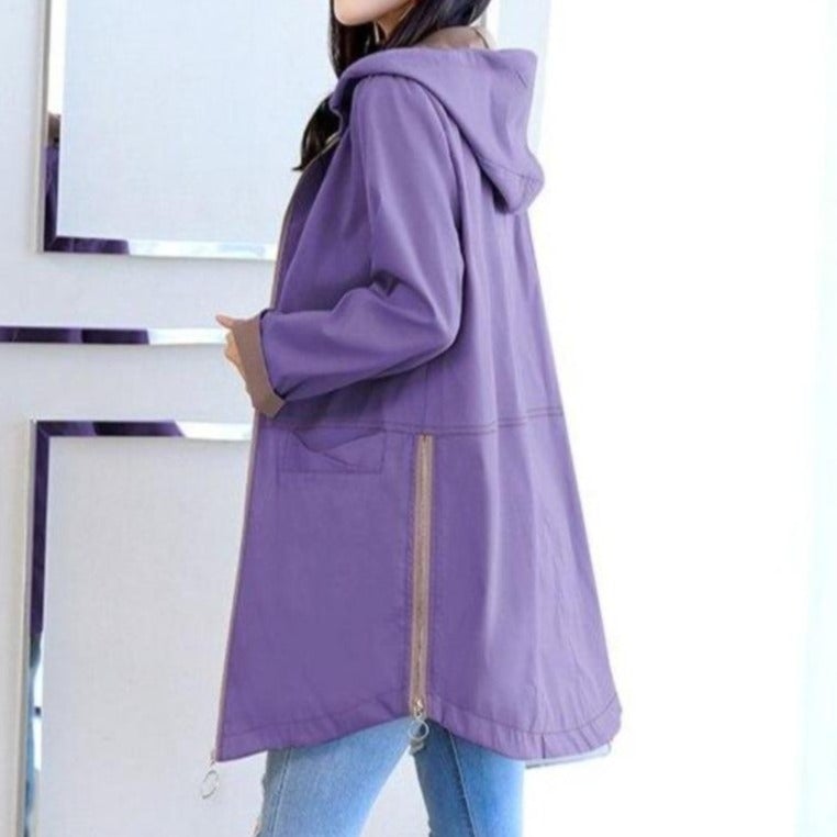 Drune | Zweifarbige Übergangsjacke für Damen