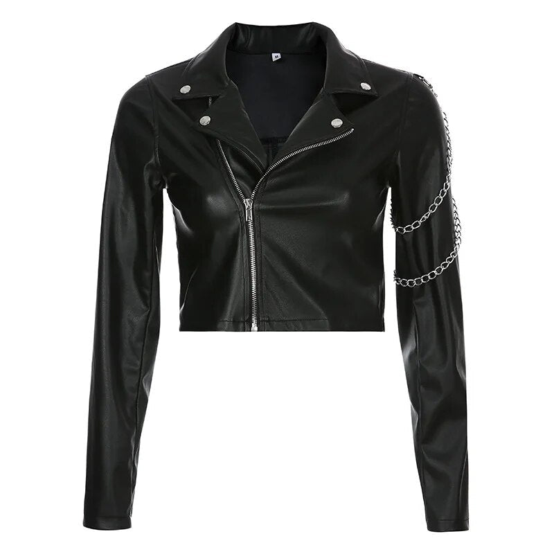 Drune | Gekürzte Biker Jacke