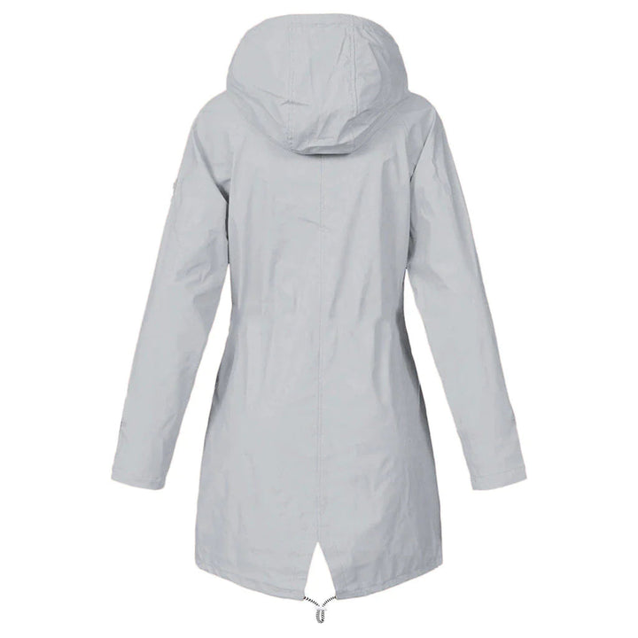 Drune |  Wasserdichte Outdoor Regenjacke mit Wolle und Kapuze für Damen - Perfekt für Outdoor-Aktivitäten