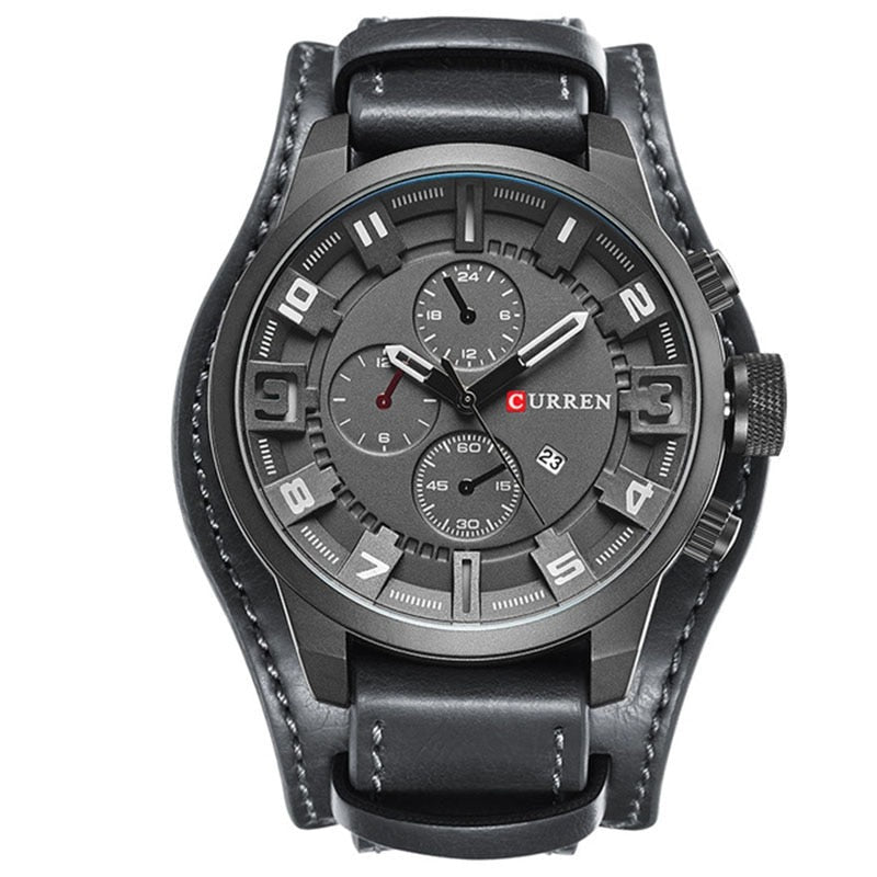 Drune | Luxe Navigator Uhr Lederband