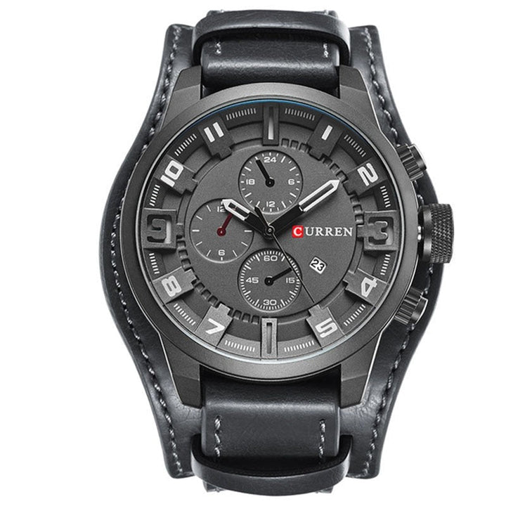 Drune | Luxe Navigator Uhr Lederband