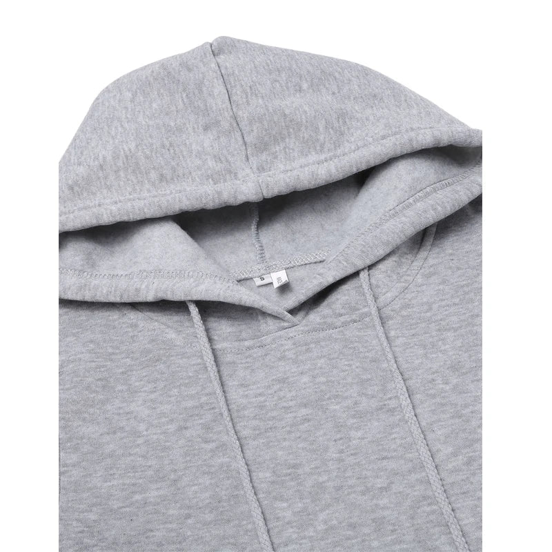 Drune - Sweatshirt Kleid mit Kapuze