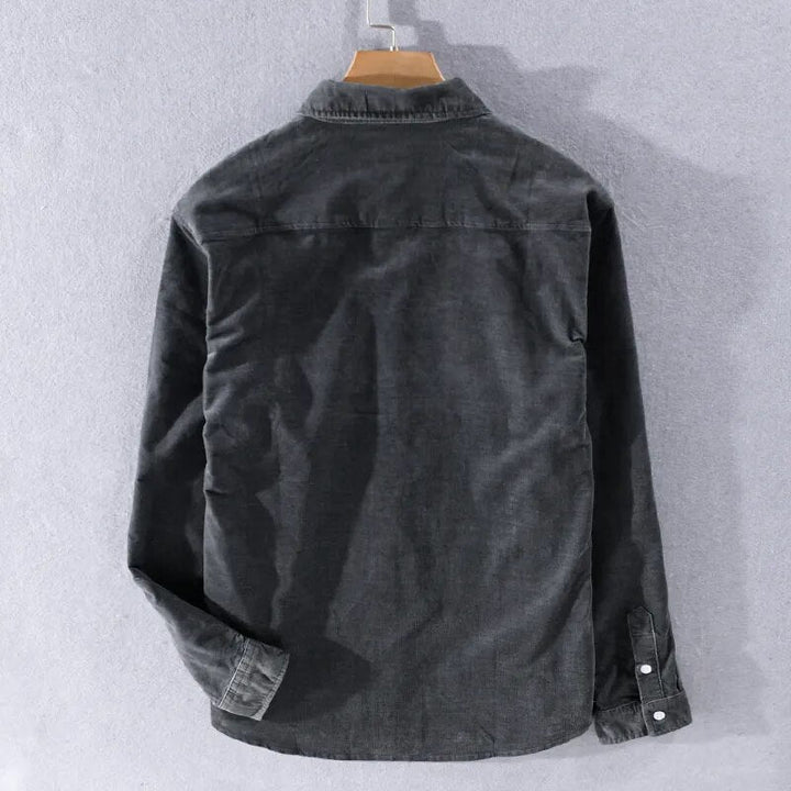 Drune | Langarm Overshirt Aus Weichem Denim