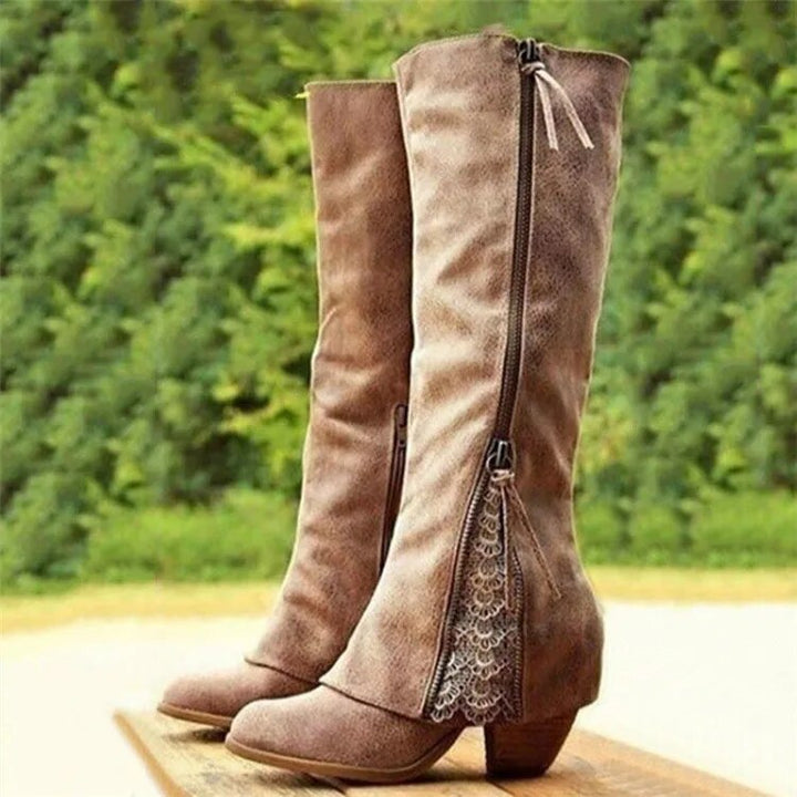 Drune | Stiefel Für Damen - Blockabsatz