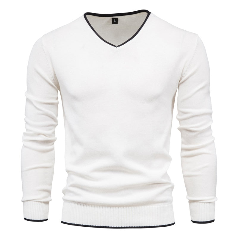 Drune | Slim Fit Pullover mit V-Ausschnitt