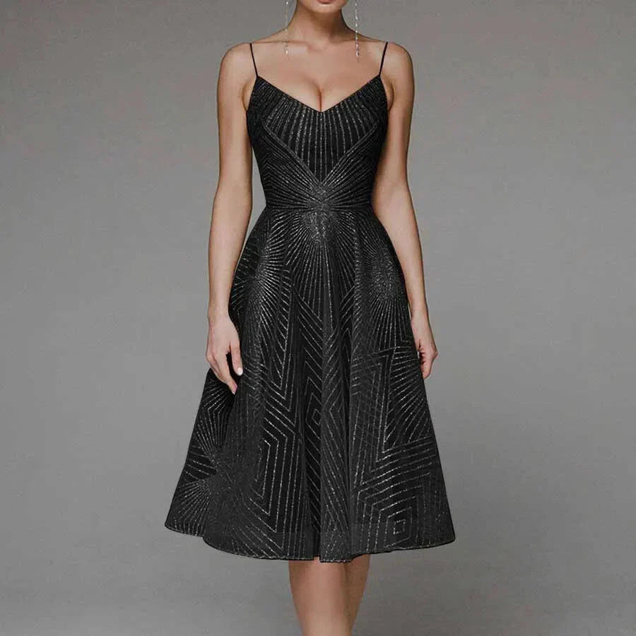 Drune | Elegantes Midi Kleid Für Anlässe Tagsüber Und Abends