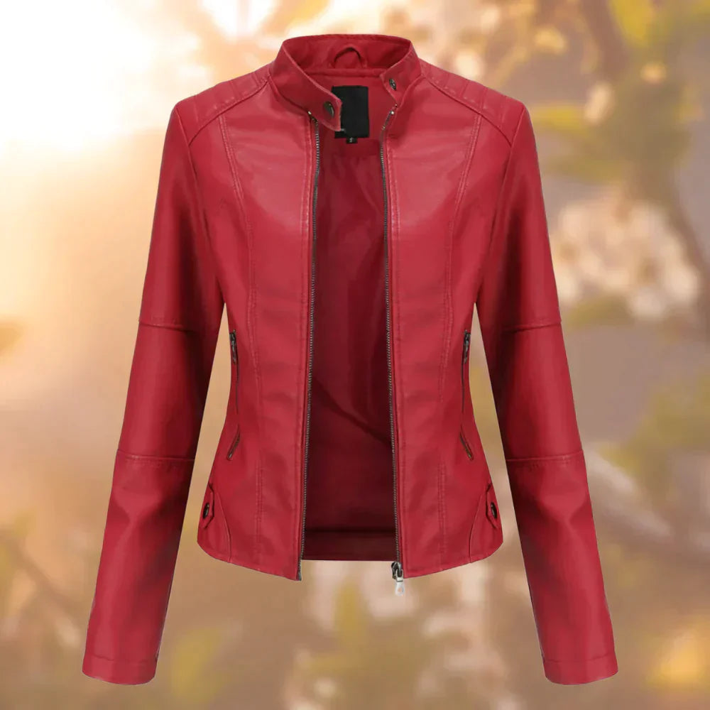 Drune | Bikerjacke für Damen - Schlanke Passform