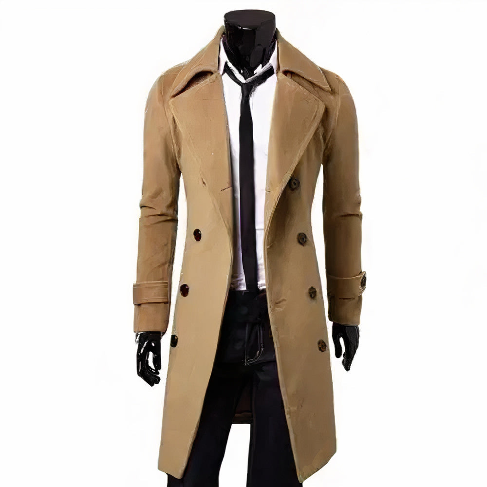 Drune | Herren Trenchcoat Im Britischen Stil