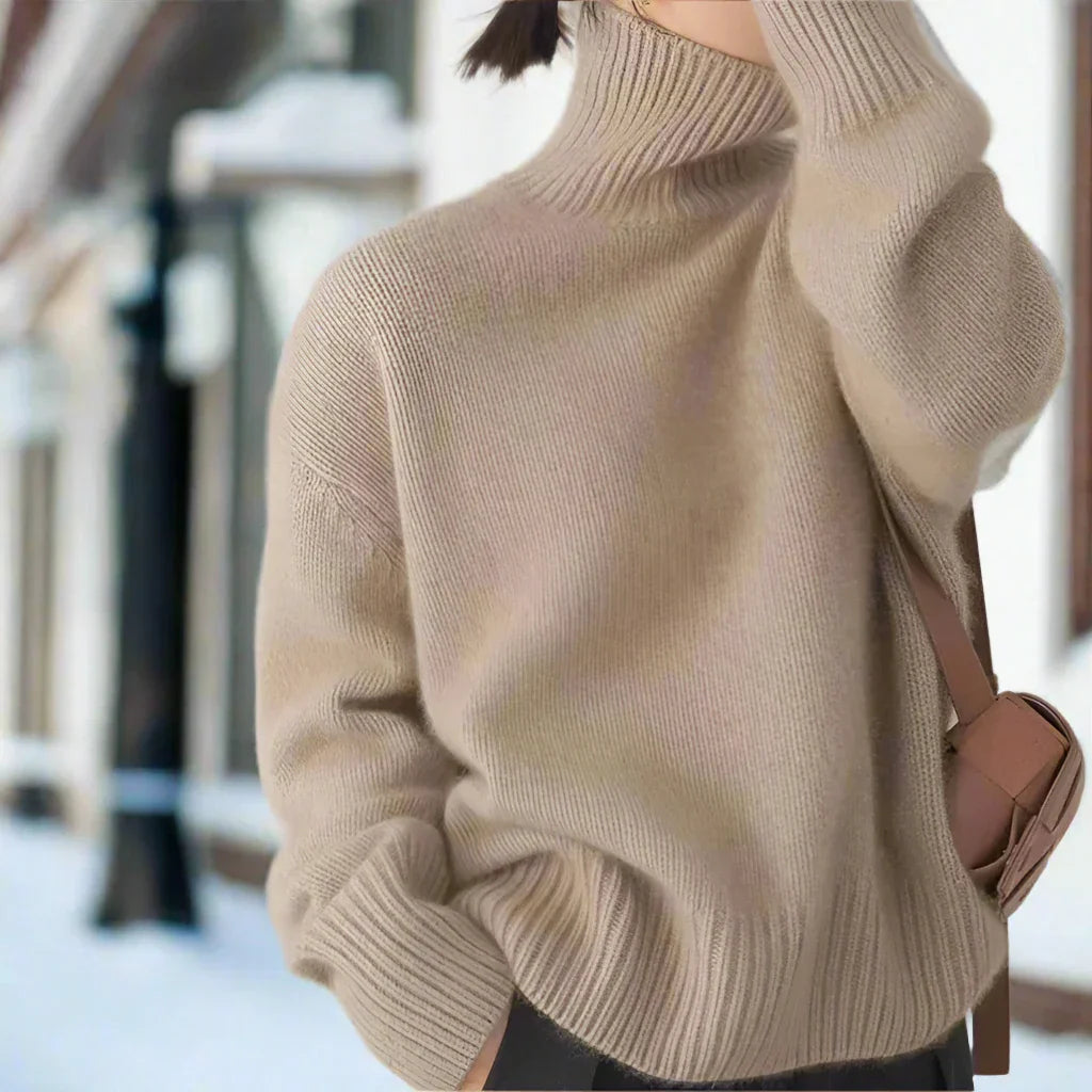 Drune | Rollkragenpullover - Strick - Oversized Fit - Langärmlig bequem