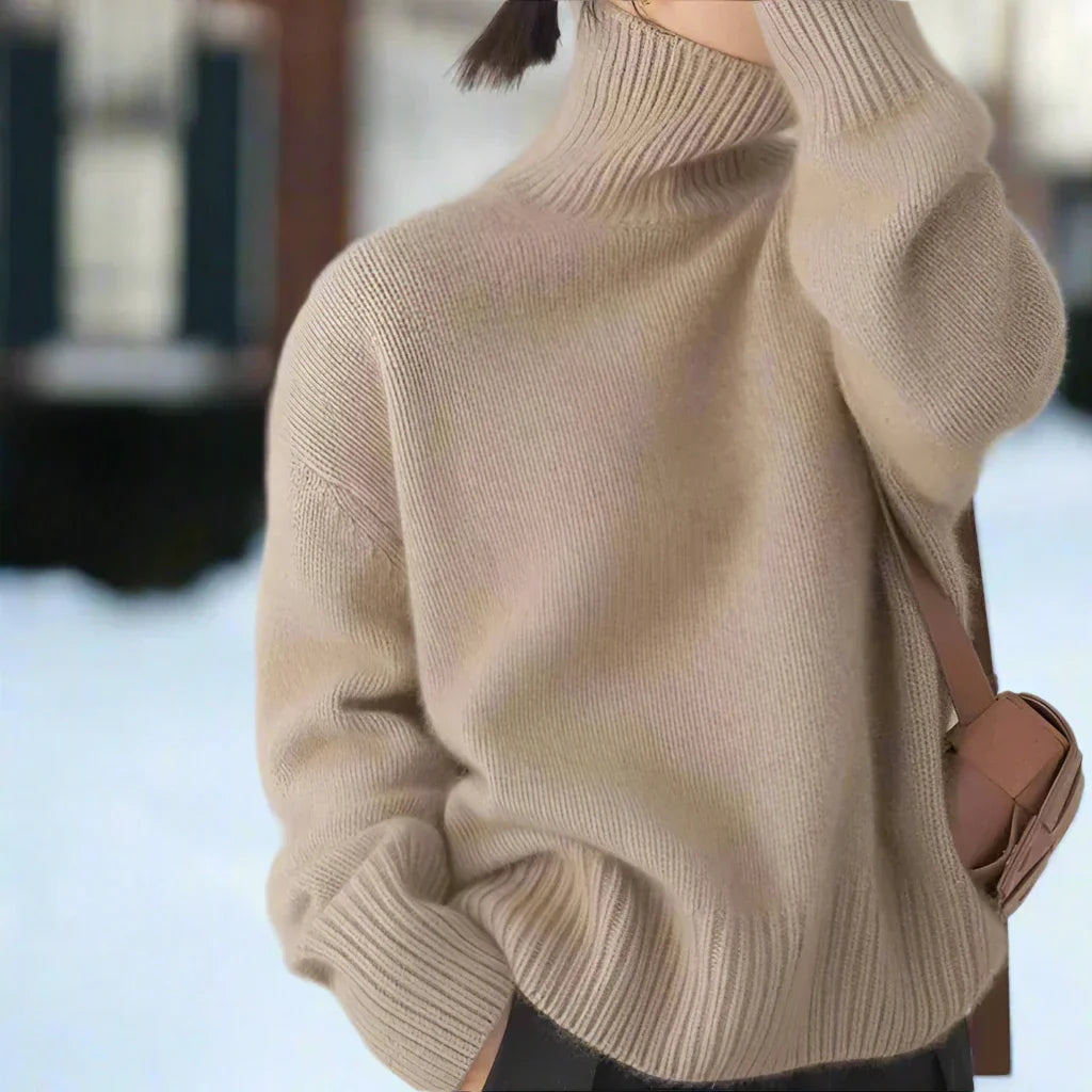 Drune | Rollkragenpullover - Strick - Oversized Fit - Langärmlig bequem