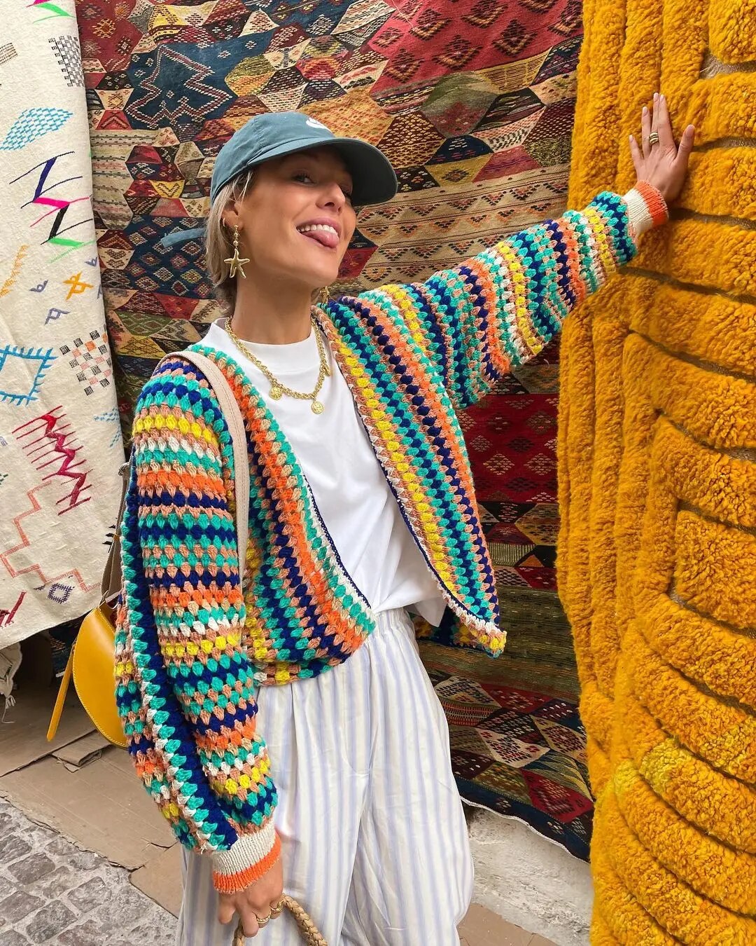 Drune | Stilvolle Bunte Strickjacke