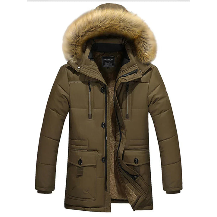 Drune | Winterjacke - Damen Parka mit Kapuze und Kunstfell