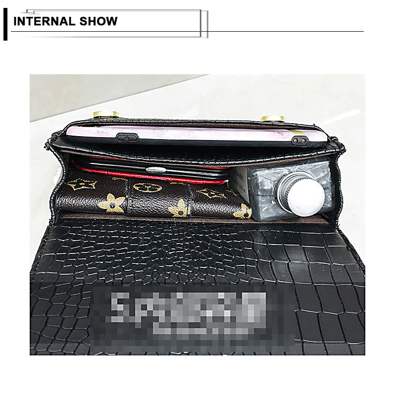 Drune | Alligator-musterte lässige Bauchtasche
